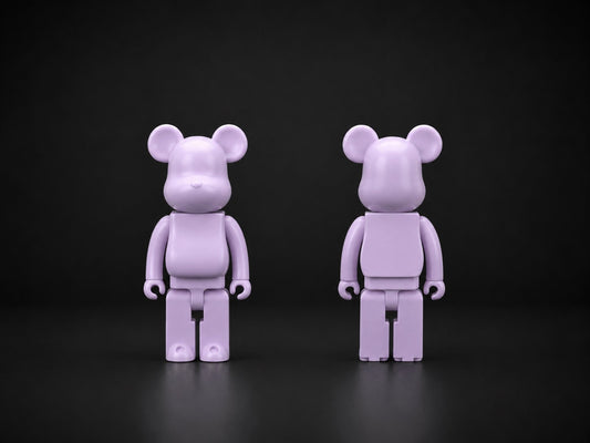 Purple Bear Figure