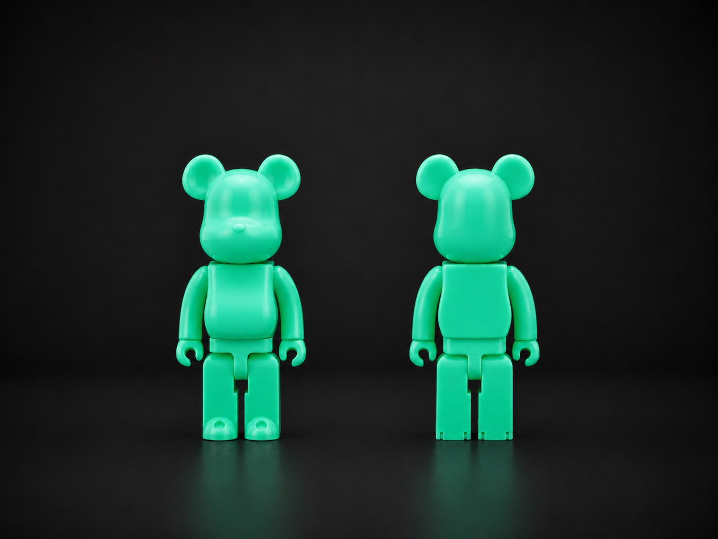 Green Bear Figure